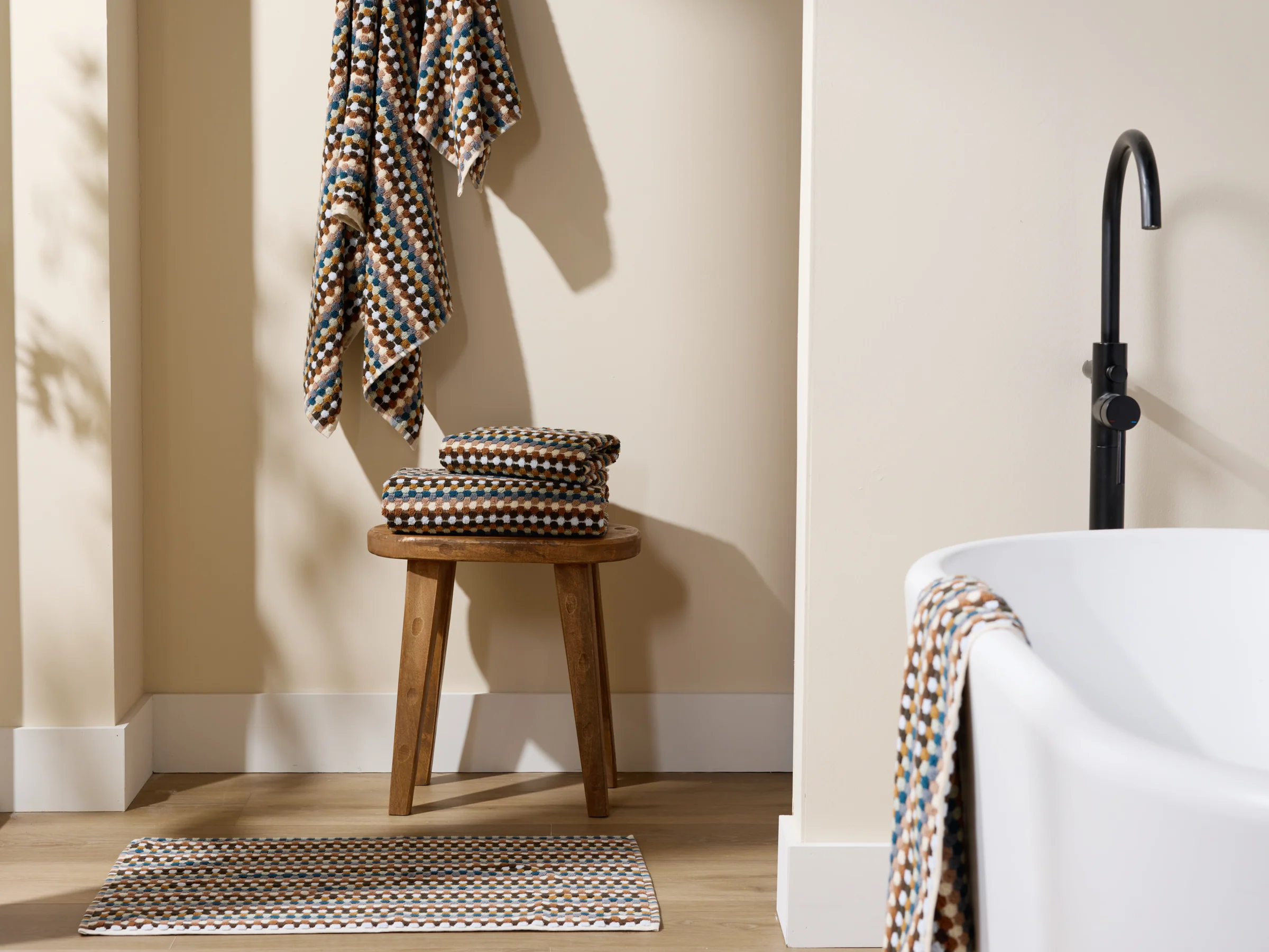 4+4 Organic Mosaic Bath Bundle - Multi - Image 4
