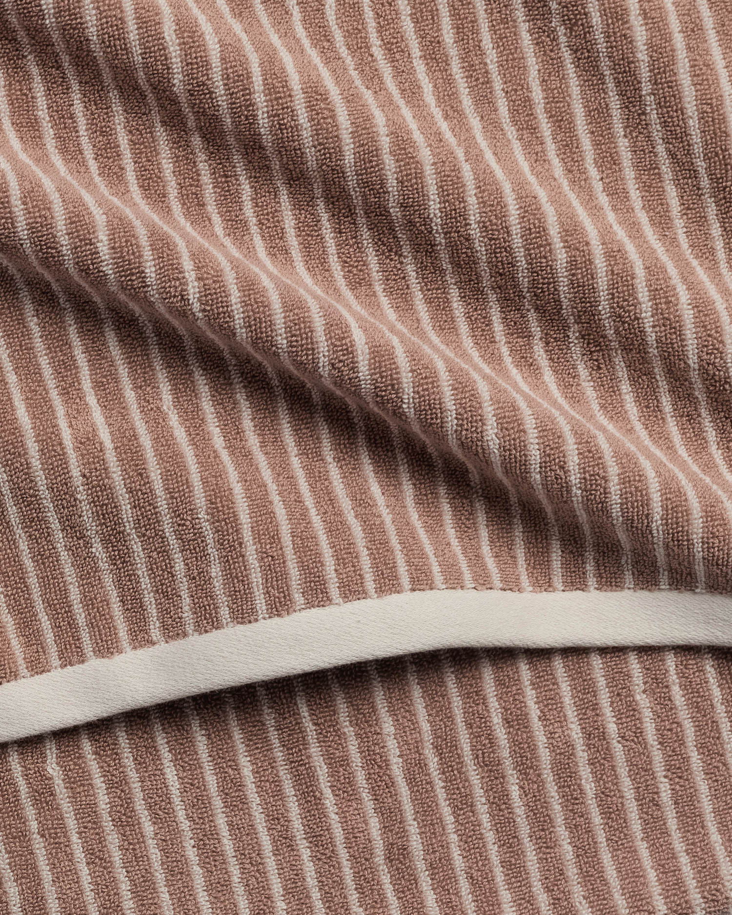 Pinstripe Towels (Adobe and Alabaster) - Image 3