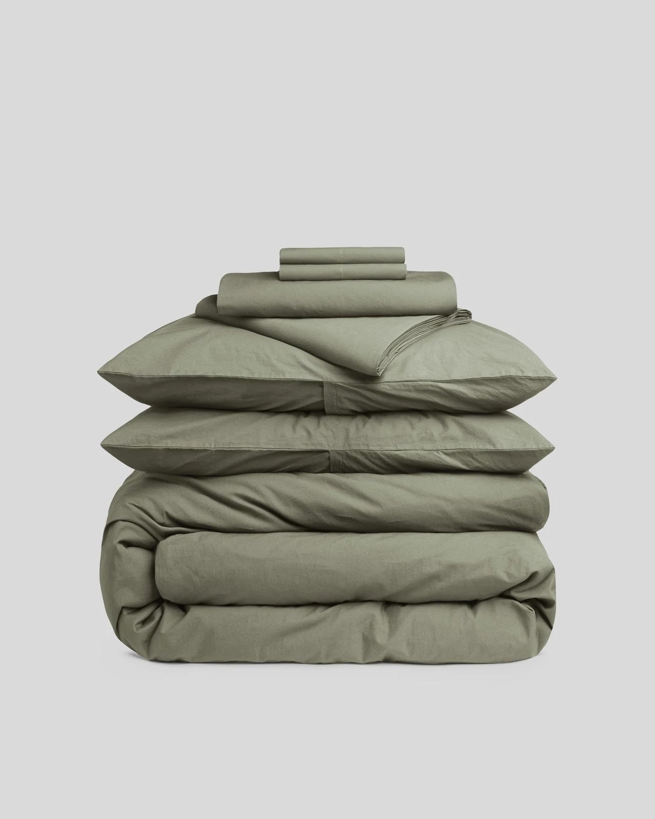 Brushed Cotton Bundle - Moss TW/XL