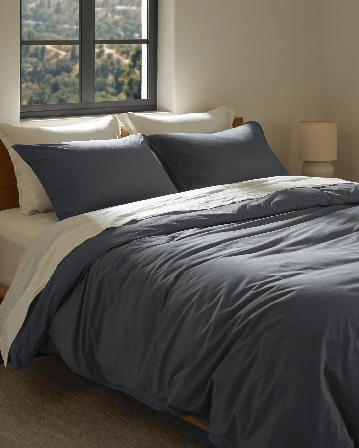 Brushed Cotton Duvet Cover (Dusk) - Image 4