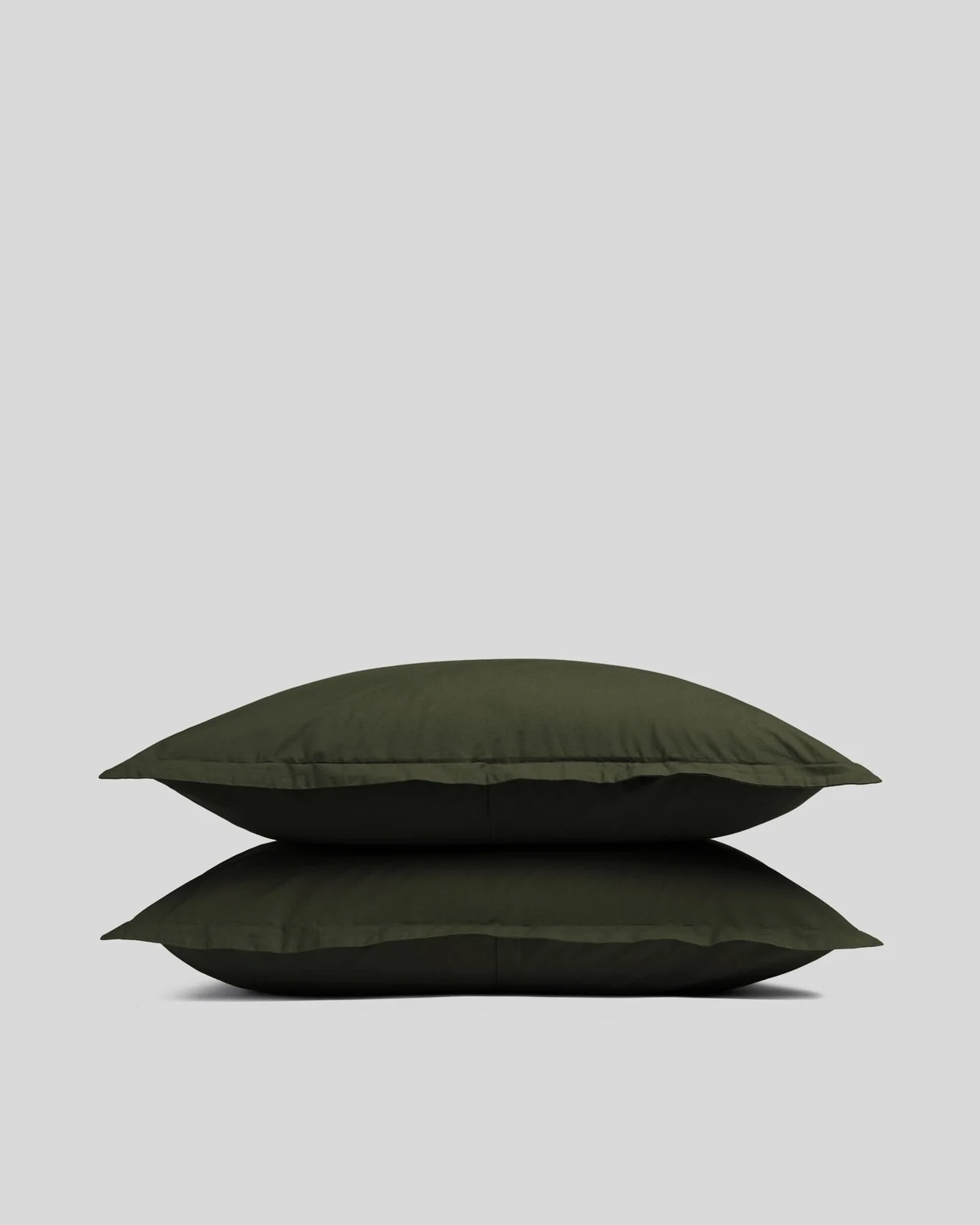 Brushed Cotton Sham Set (Evergreen)