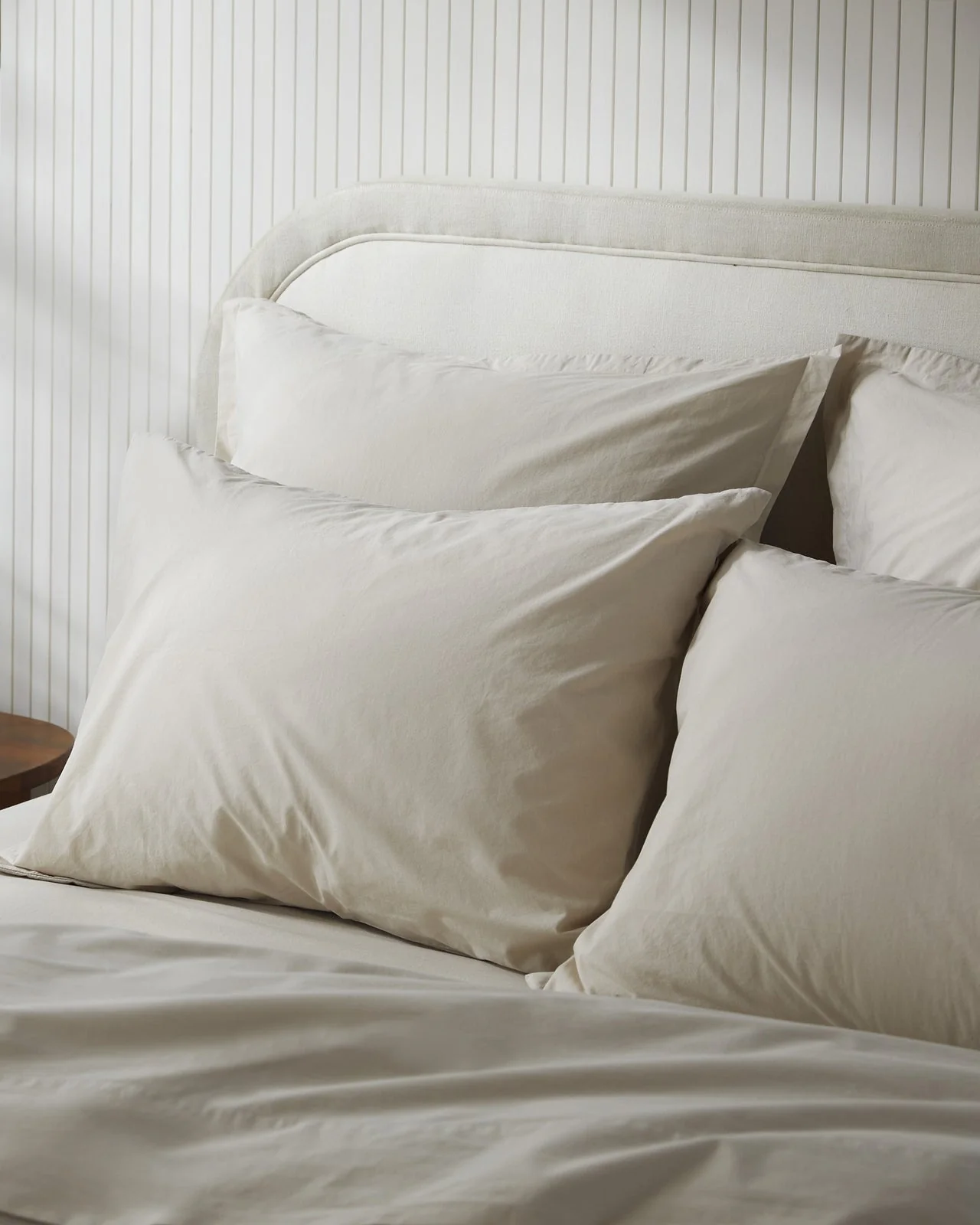 Brushed Cotton Sheet Set - Bone K/CK - Image 4