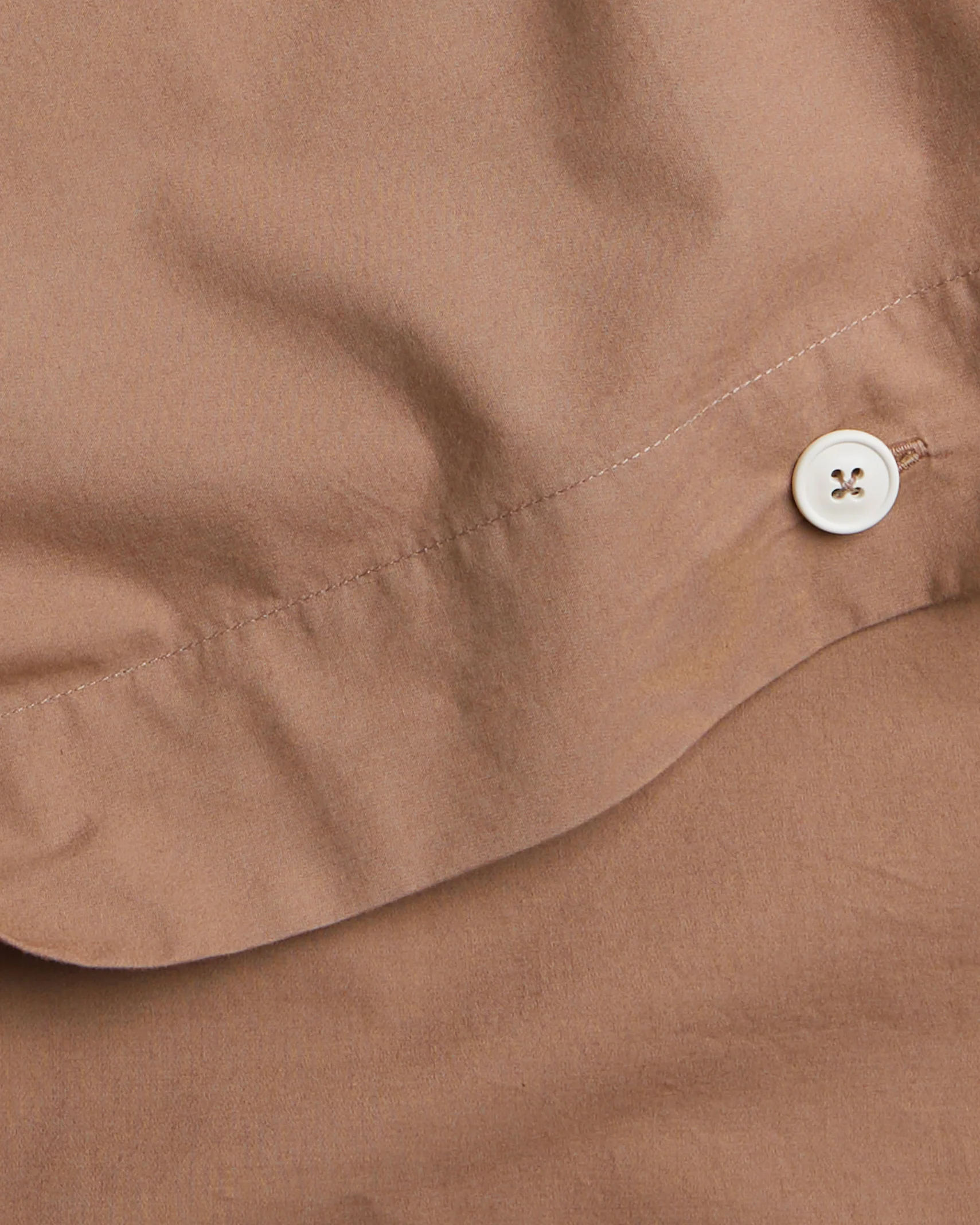 Brushed Cotton Duvet Cover (Adobe) - Image 3