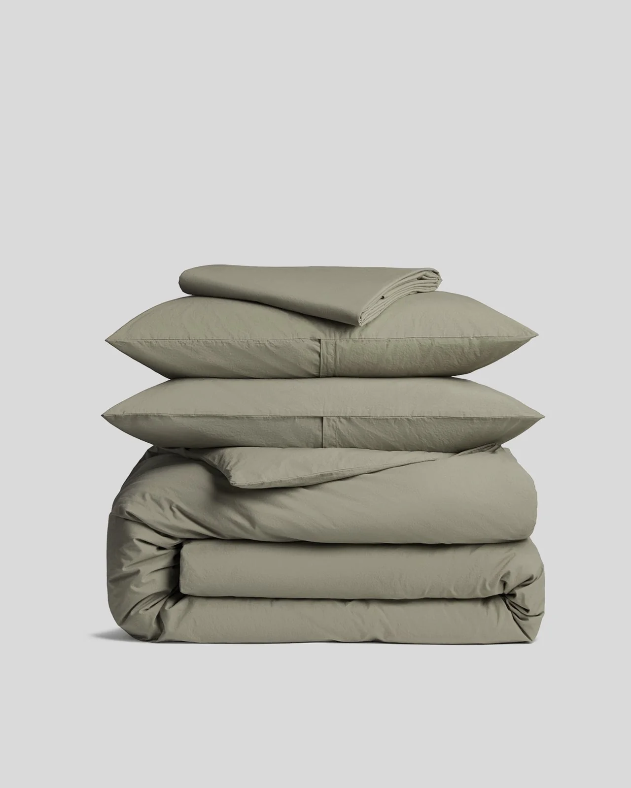 Brushed Cotton Venice Set - Moss K/CK