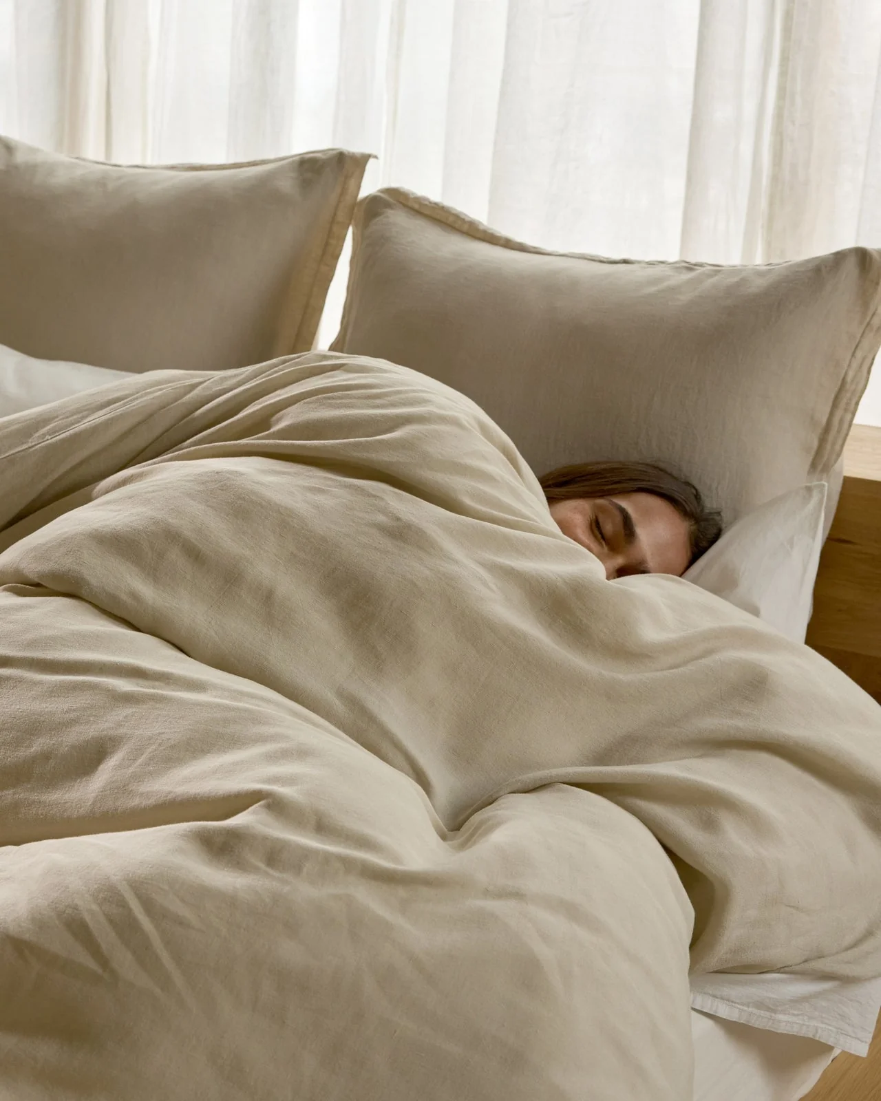 Linen Duvet Cover (Bone) - Image 2