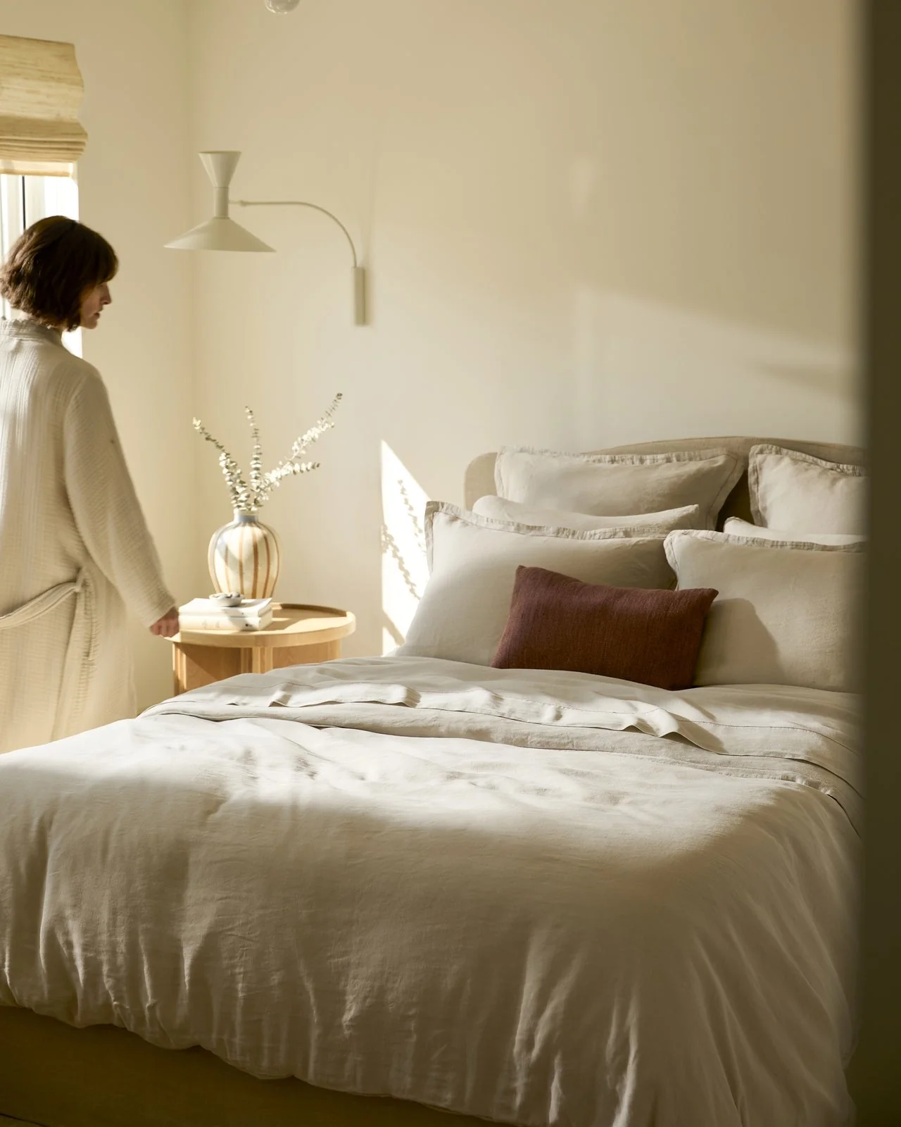 Linen Duvet Cover (Bone) - Image 4