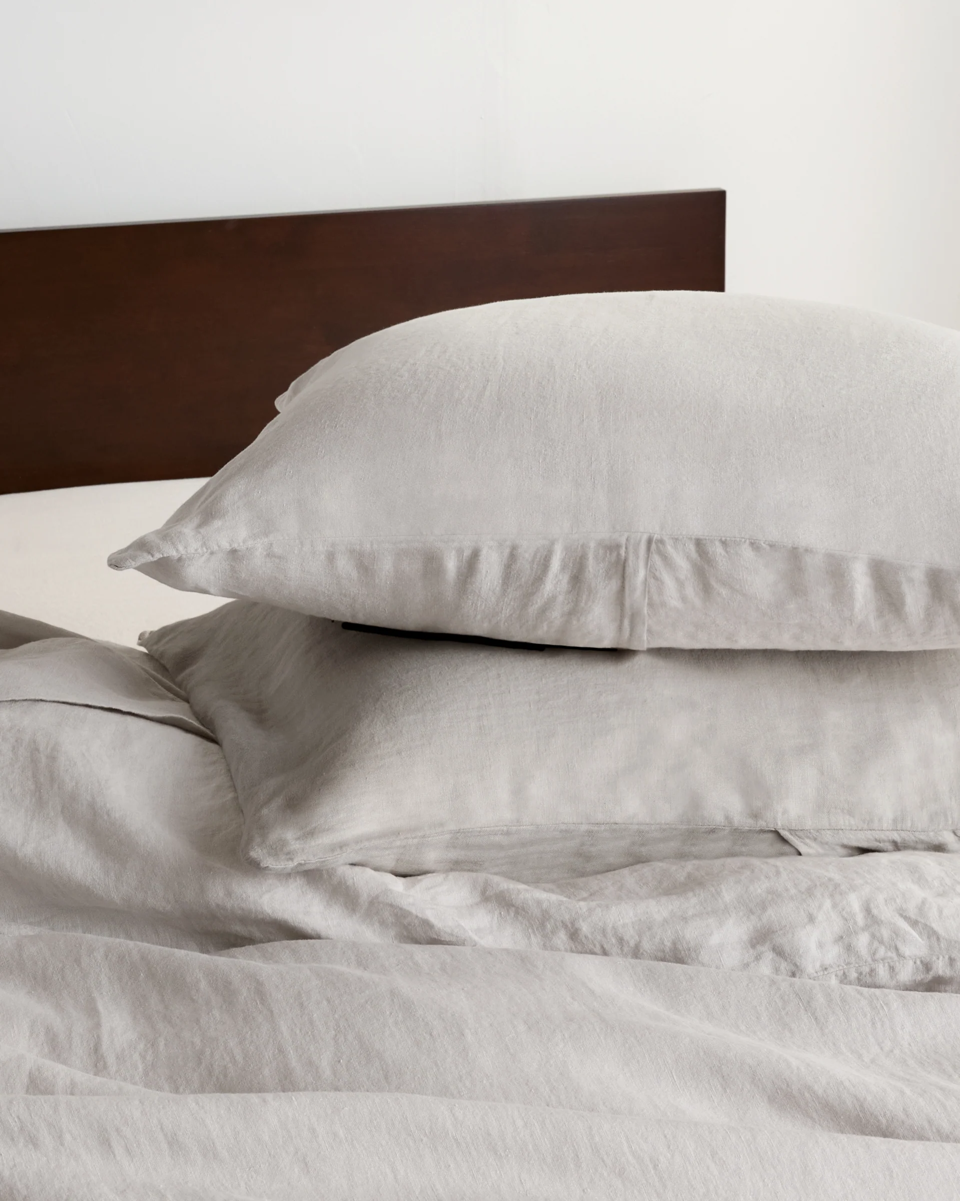 Linen Sheet Set - Dove K/CK - Image 4