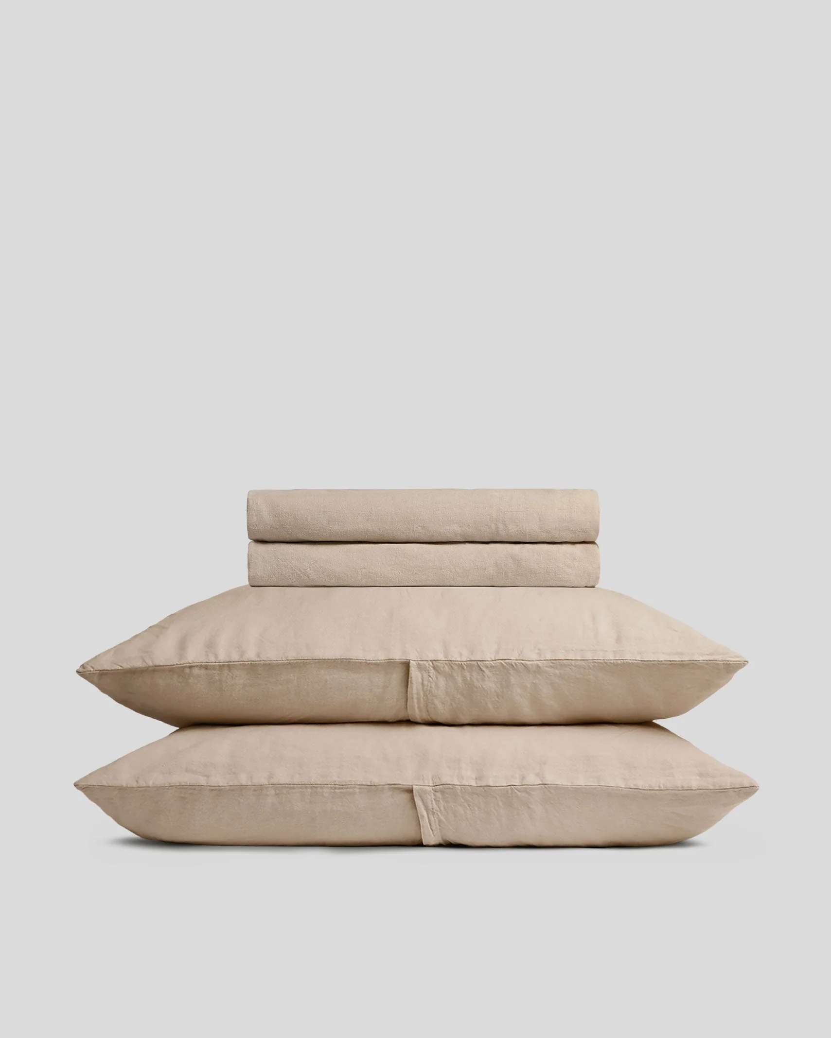 Linen Sheet Set - Toast K/CK
