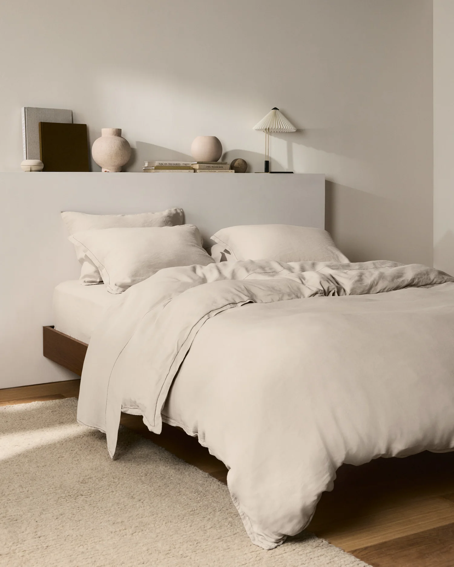 Linen Tencel Venice Set - Bone K/CK - Image 4