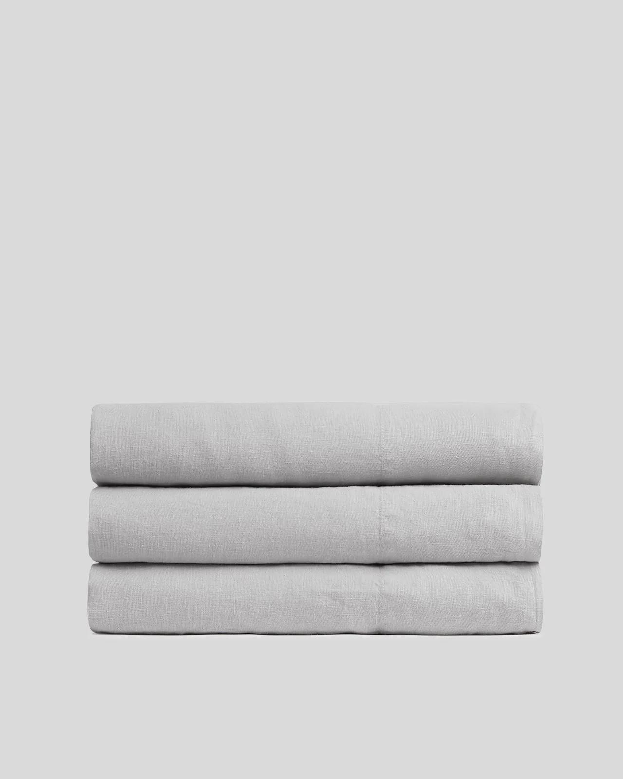 Linen Top Sheet - Fog - FINAL SALE