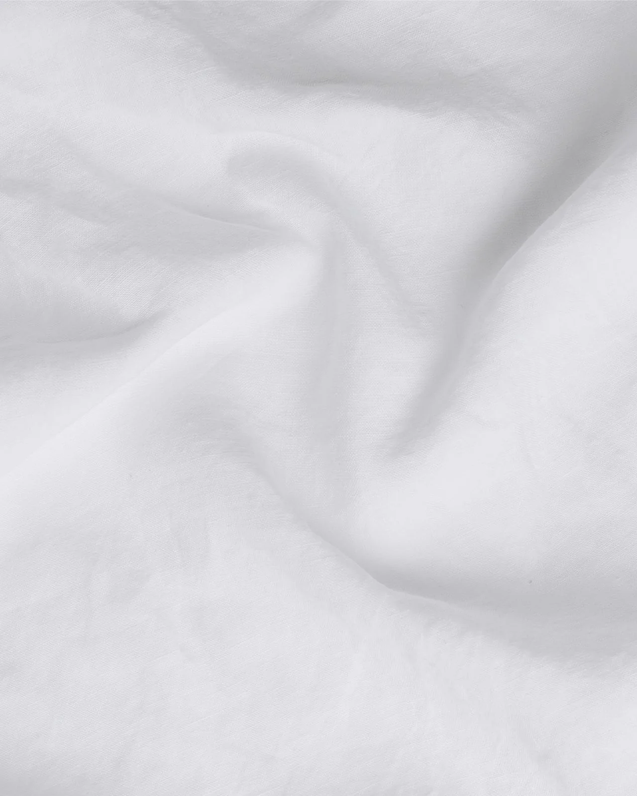 Linen Top Sheet - White - Image 3