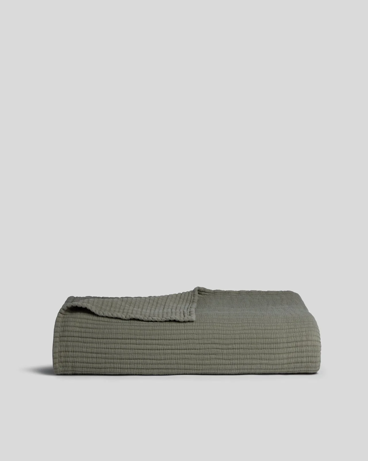 Matelasse Coverlet (Moss)