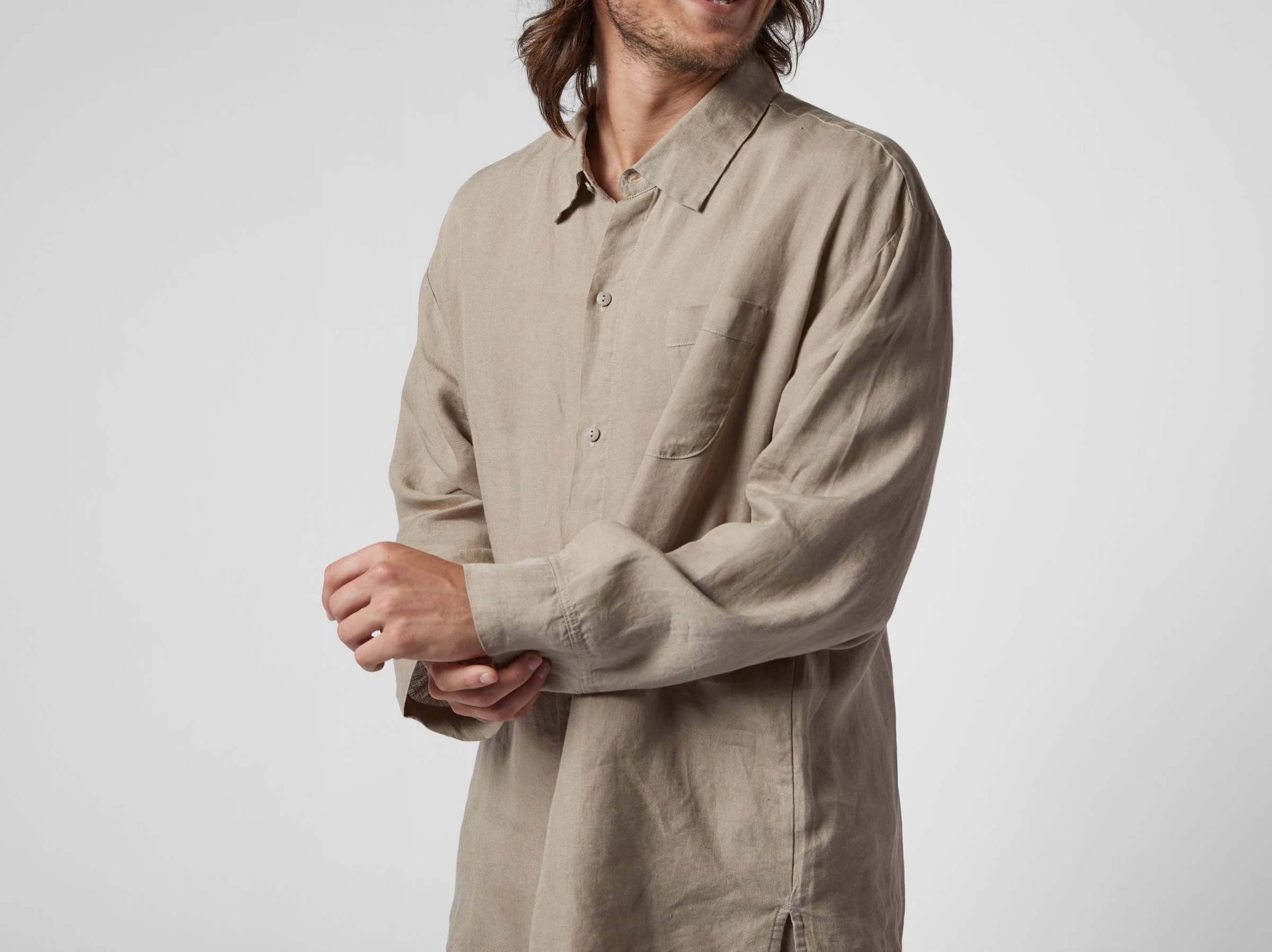 Men's Linen Top - FINAL SALE - Image 2