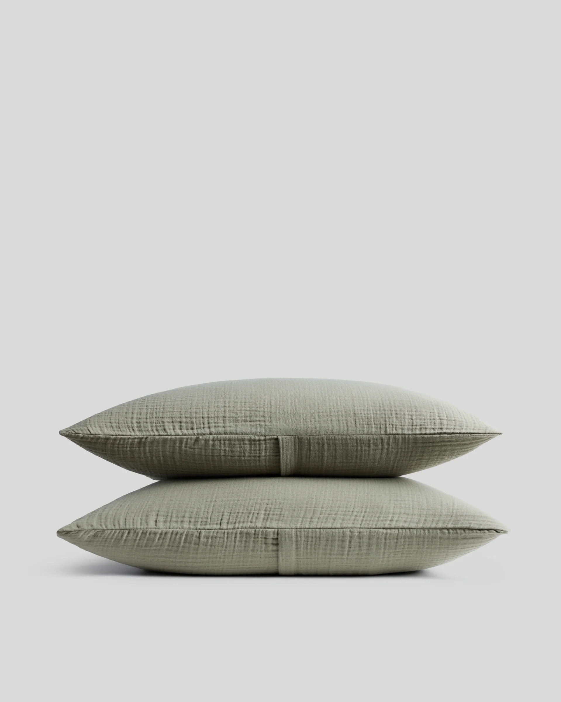 Organic Cloud Cotton Sham Set (Moss)