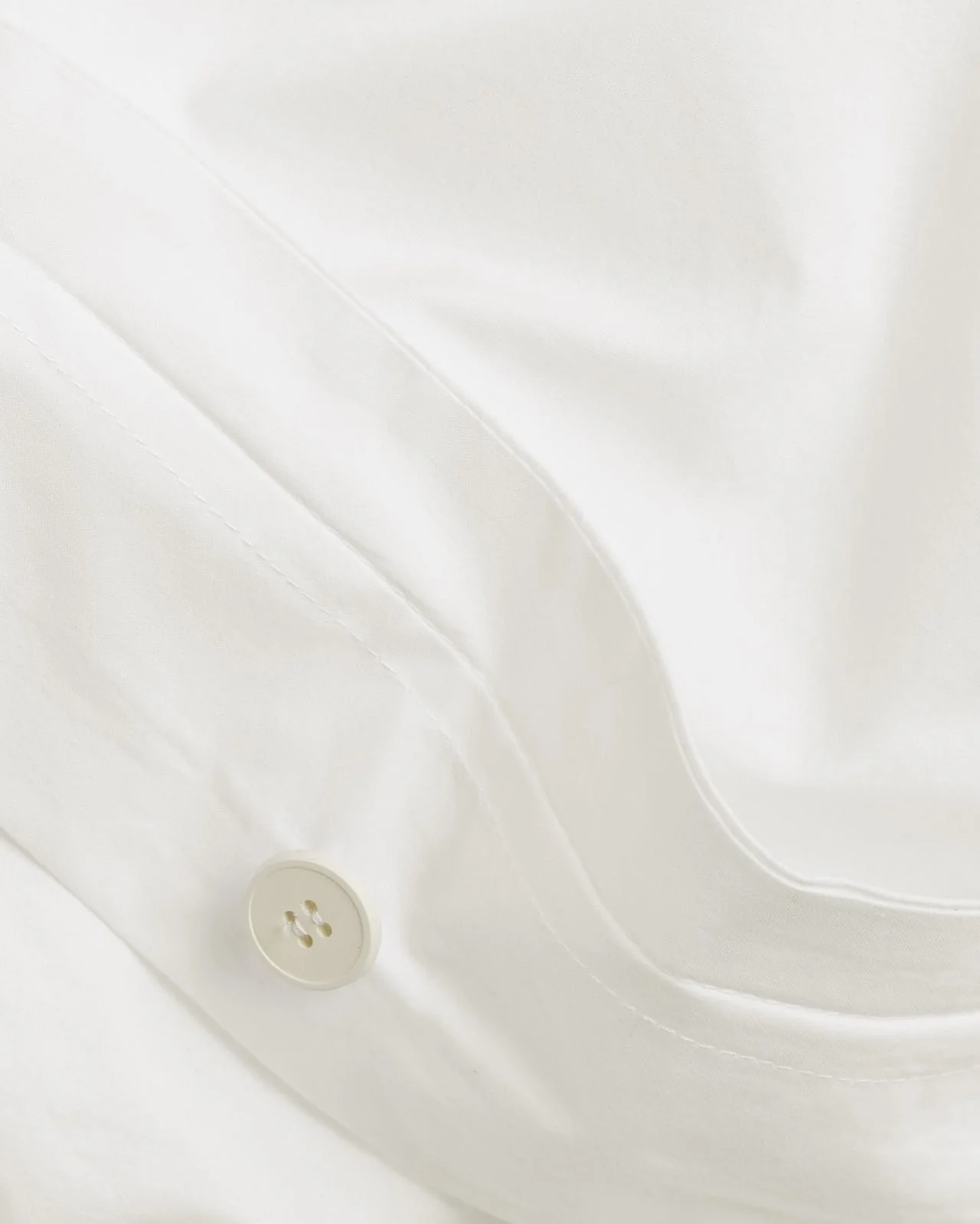 Percale Duvet Cover (Cream) - Image 3