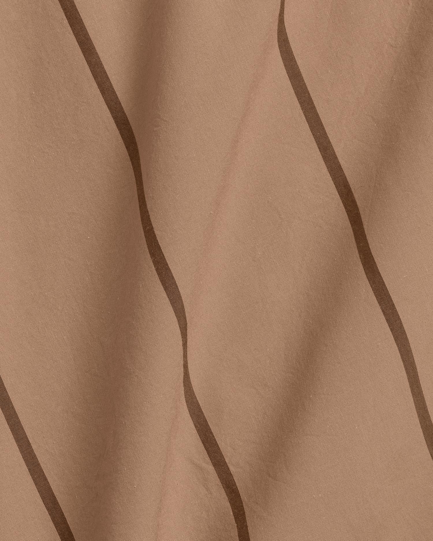 Percale Duvet Cover Set - Adobe Stripe TW/XL - Image 3