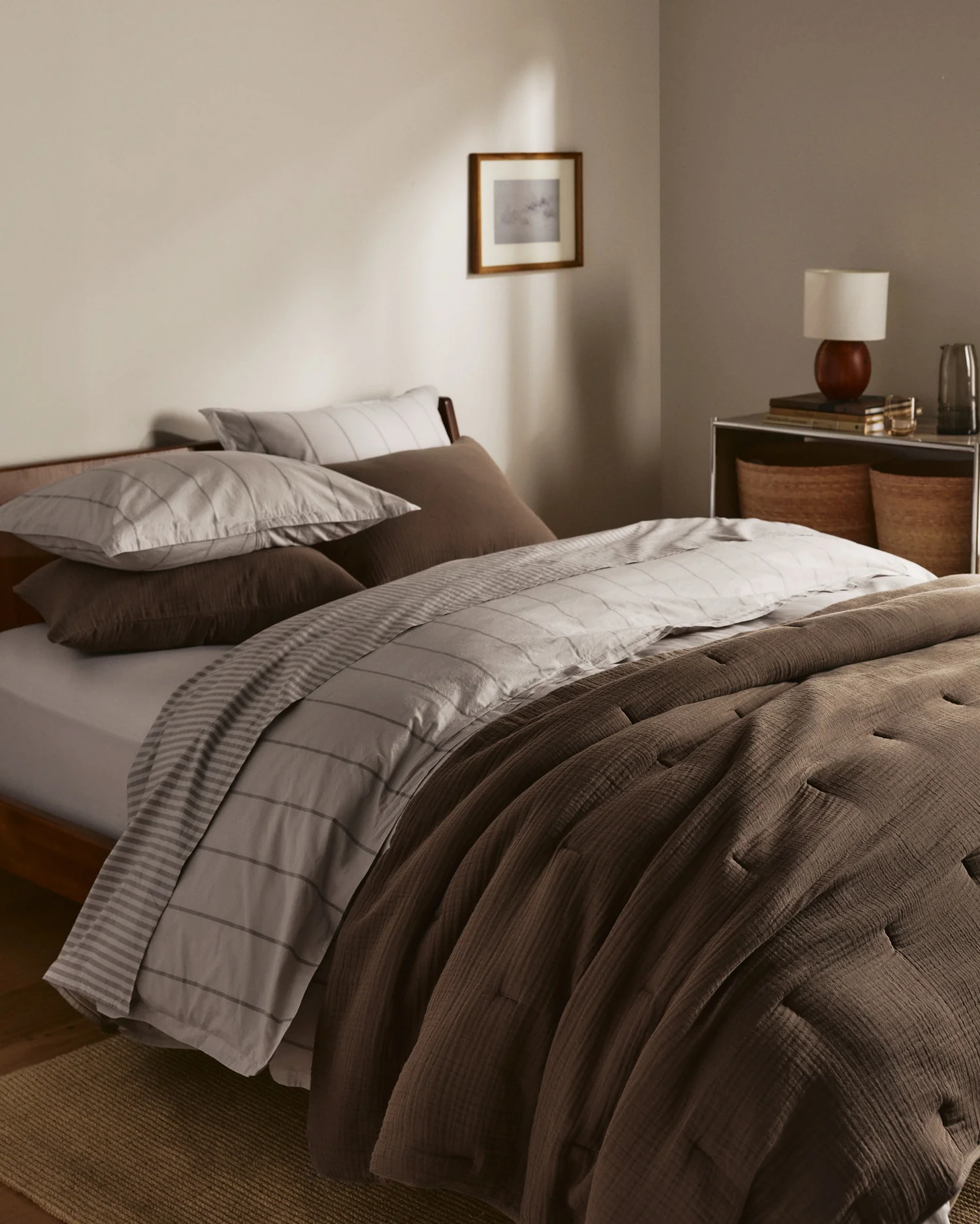 Percale Sham Set (Pebble Stripe) - Image 4