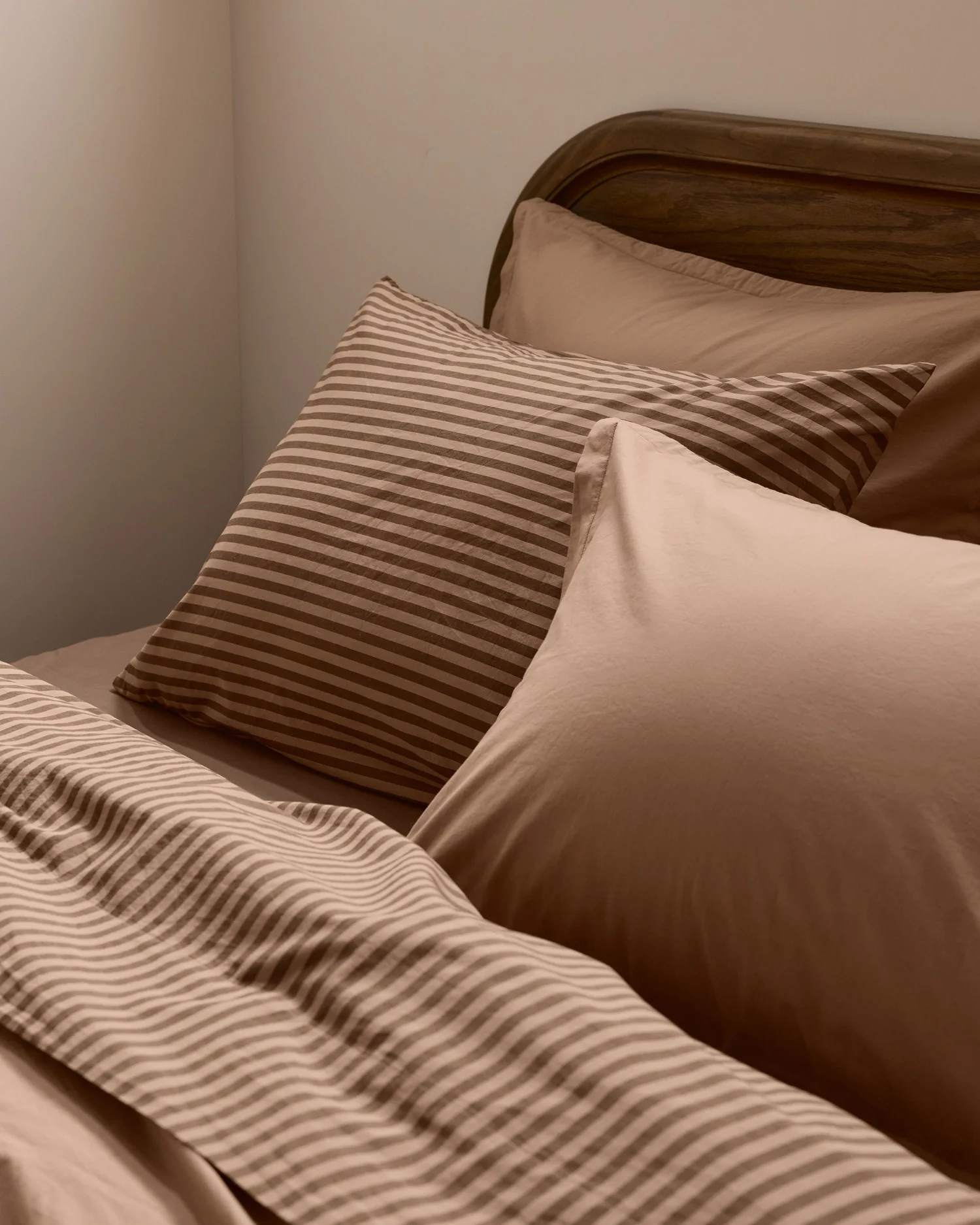 Percale Sheet Set - Adobe Stripe F/Q - Image 5