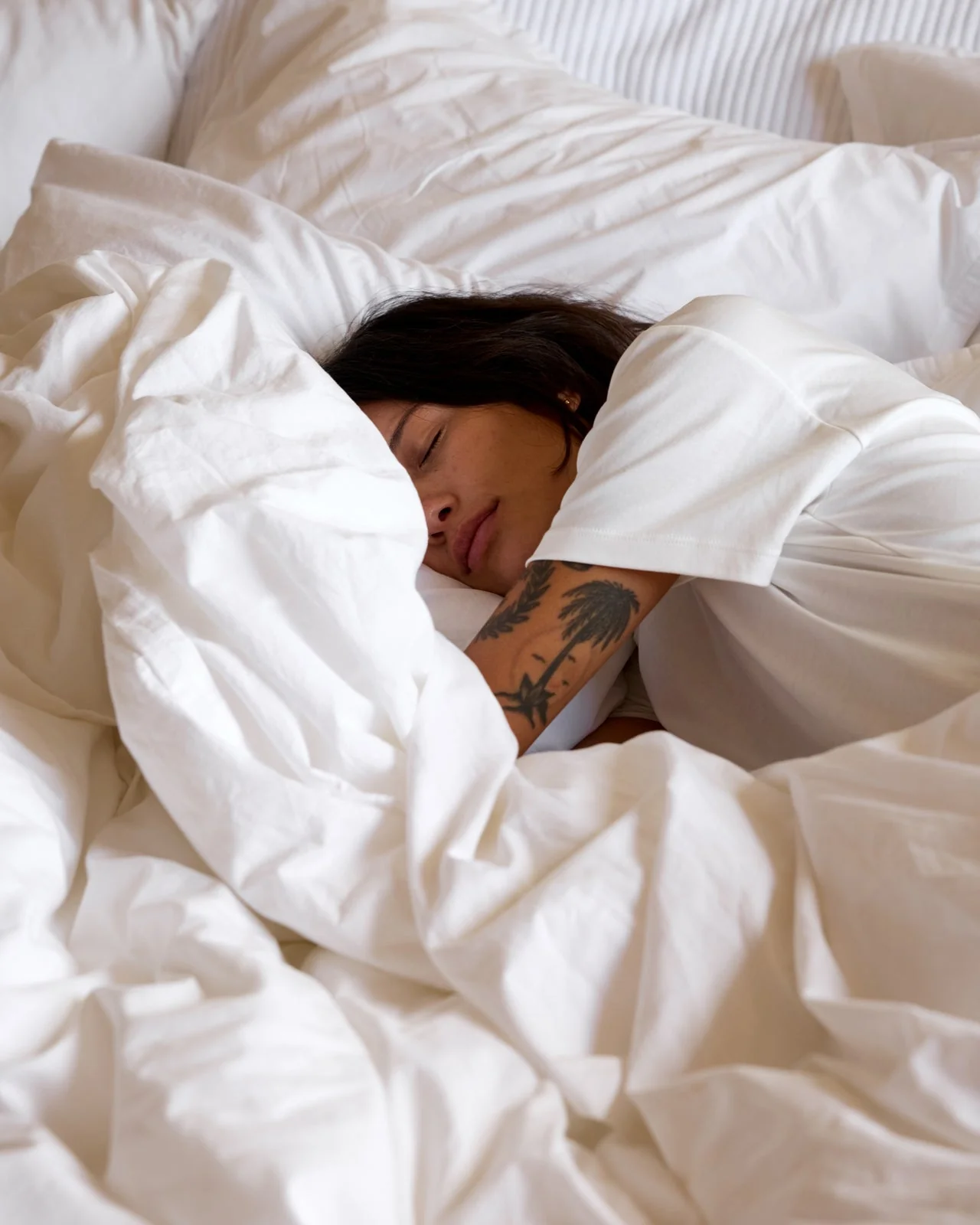 Percale Sheet Set - White F/Q - Image 4