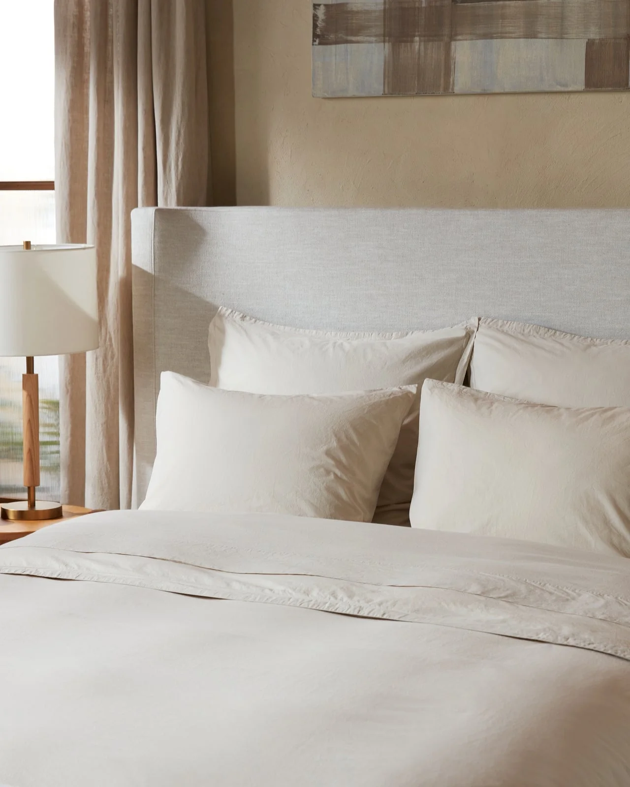 Percale Top Sheet (Bone) - Image 4