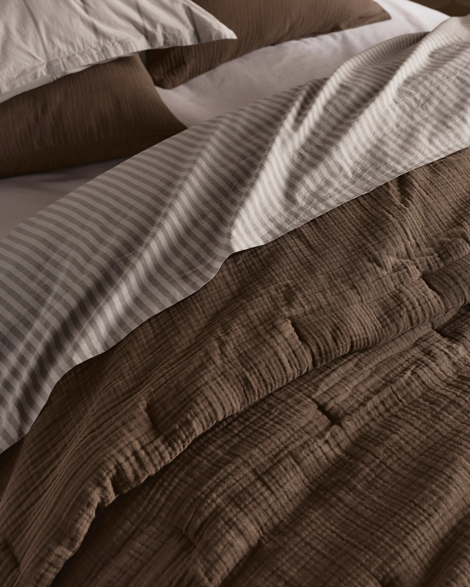 Percale Top Sheet (Pebble Stripe) - Image 4