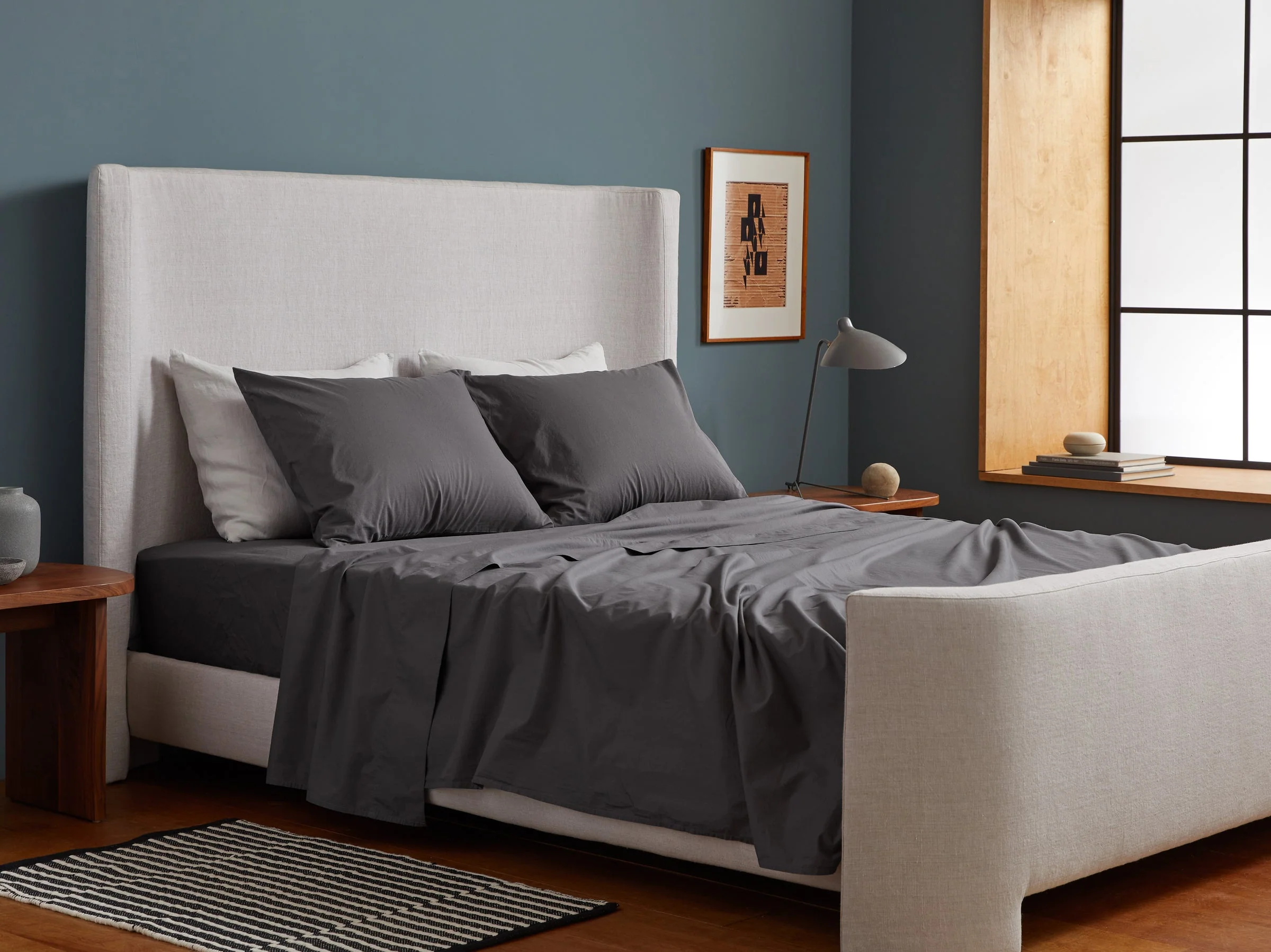 Percale Venice Set - Slate F/Q - Image 2