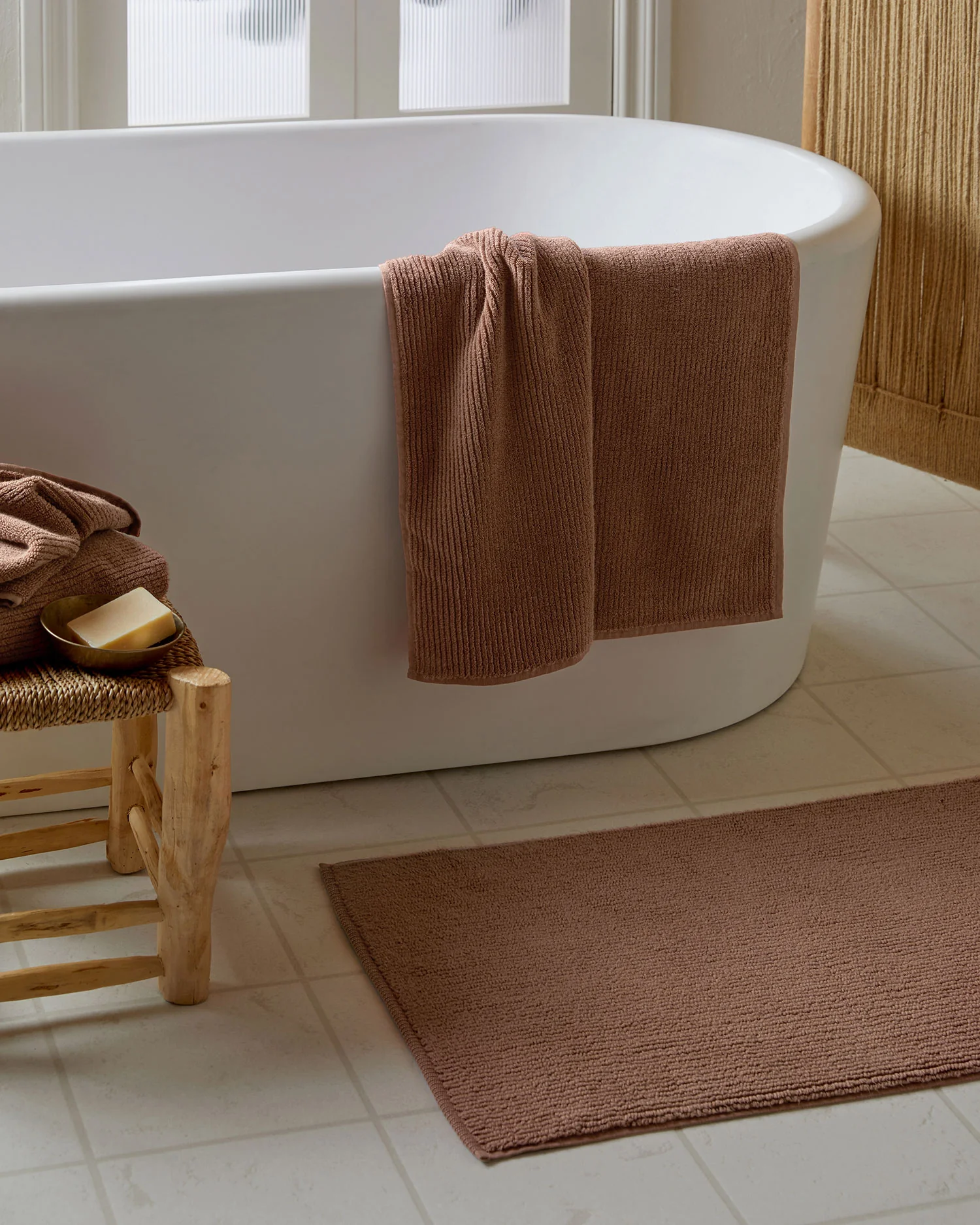 2+2 Soft Rib Bath Bundle - Adobe - Image 4