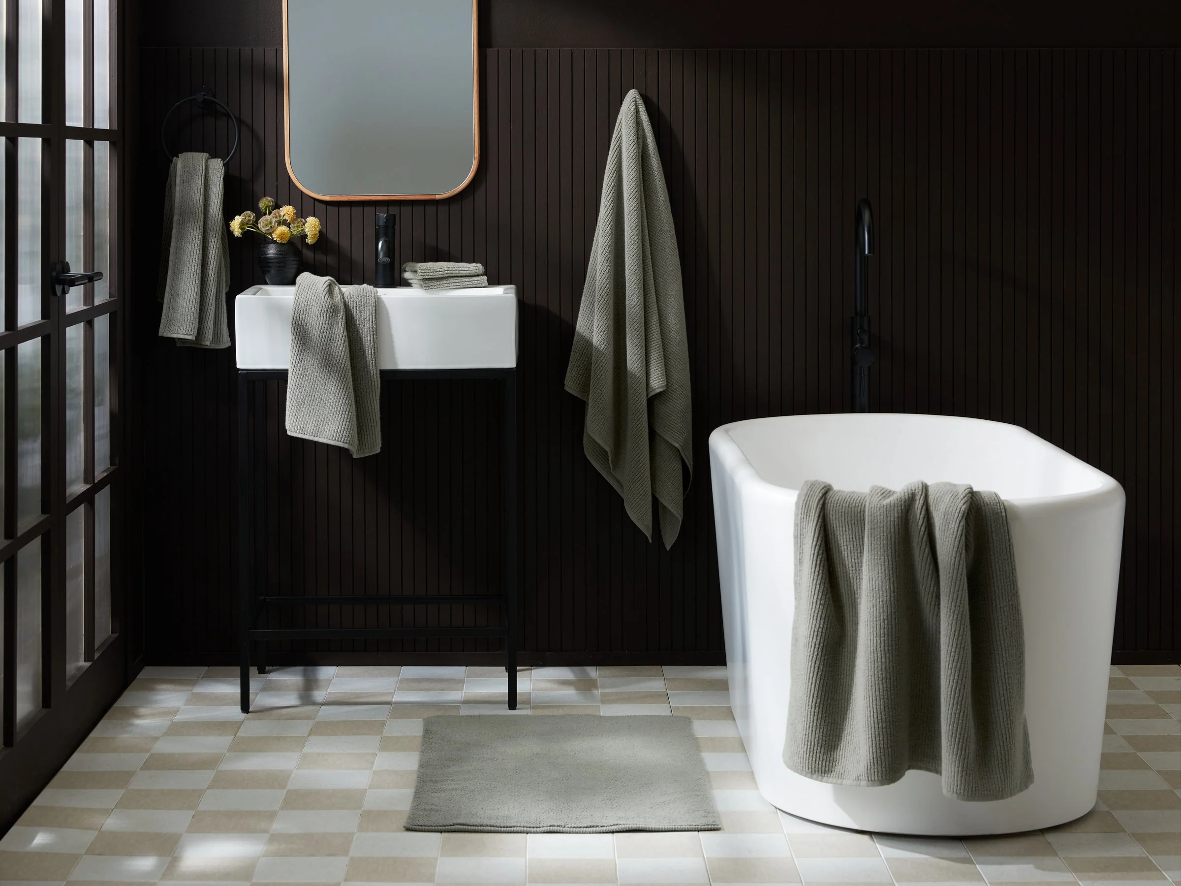 Soft Rib Tub Mat (Moss) - Image 4
