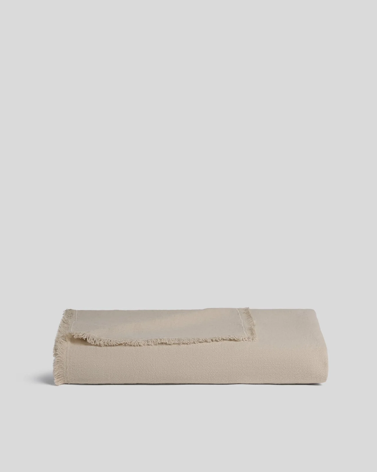 Vintage Linen Throw (Natural)